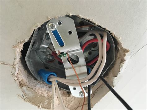 metal shop ceiling junction boxes|install ceiling fan junction box.